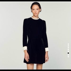 Sandro Velvet Dress